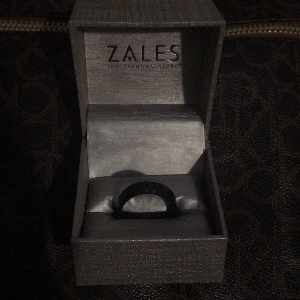 Ceramic men’s size 12 black ring